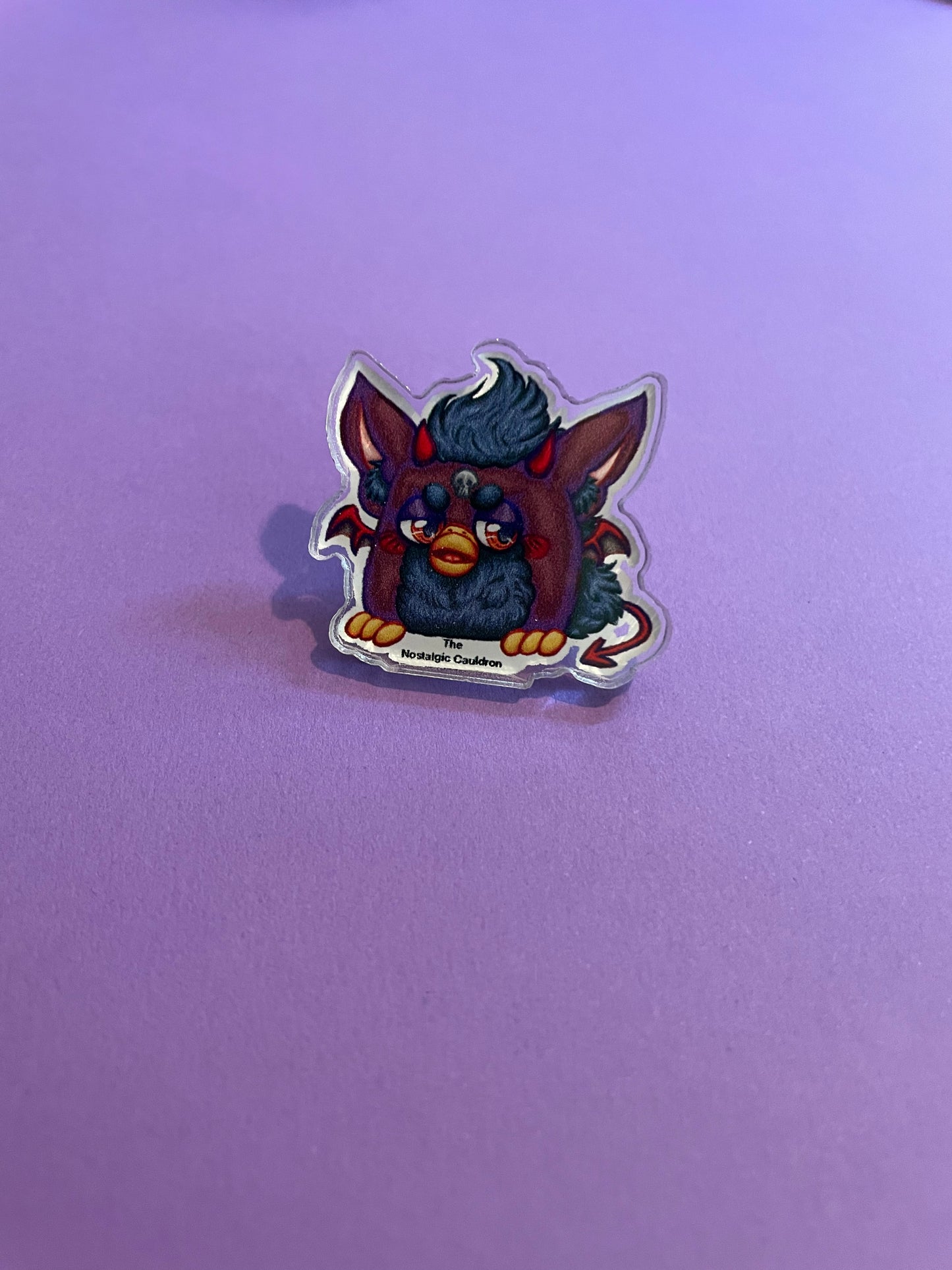 Devil 90’s Electronic Toy Acrylic Pin