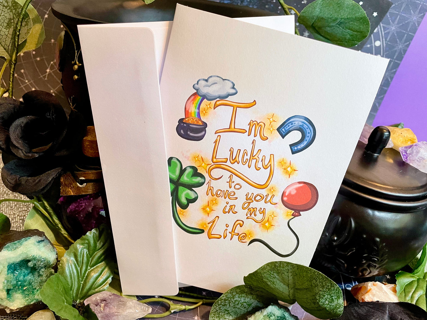 Lucky Charm A7 Greeting Card