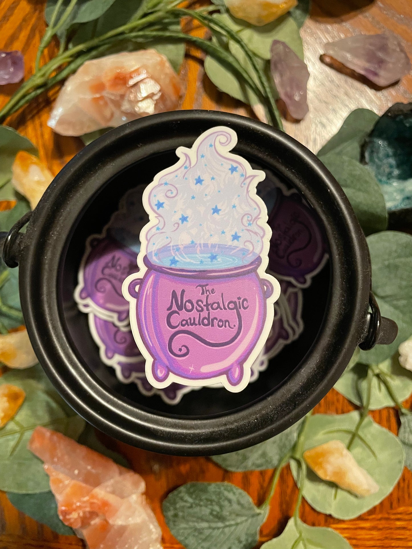 Nostalgic Cauldron Logo Sticker