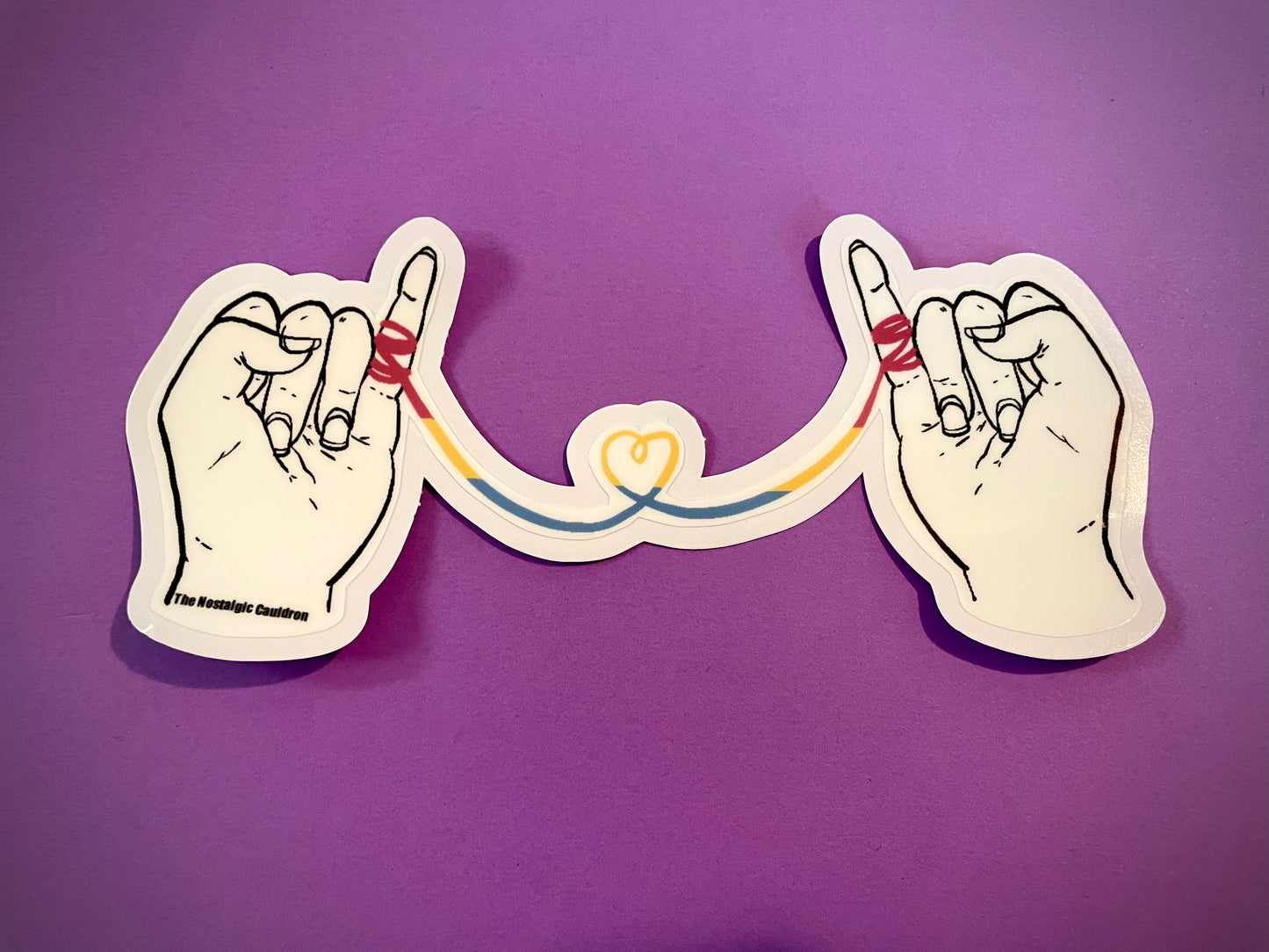 Pansexual String of Fate Sticker