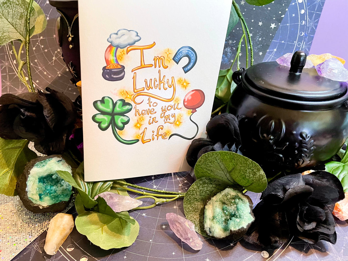 Lucky Charm A7 Greeting Card