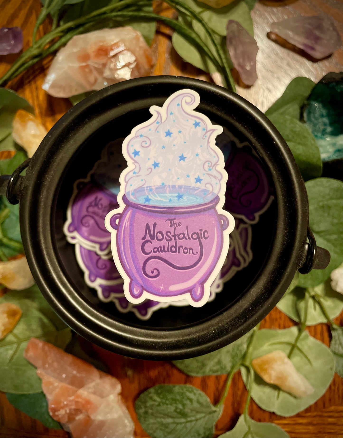 Nostalgic Cauldron Logo Sticker