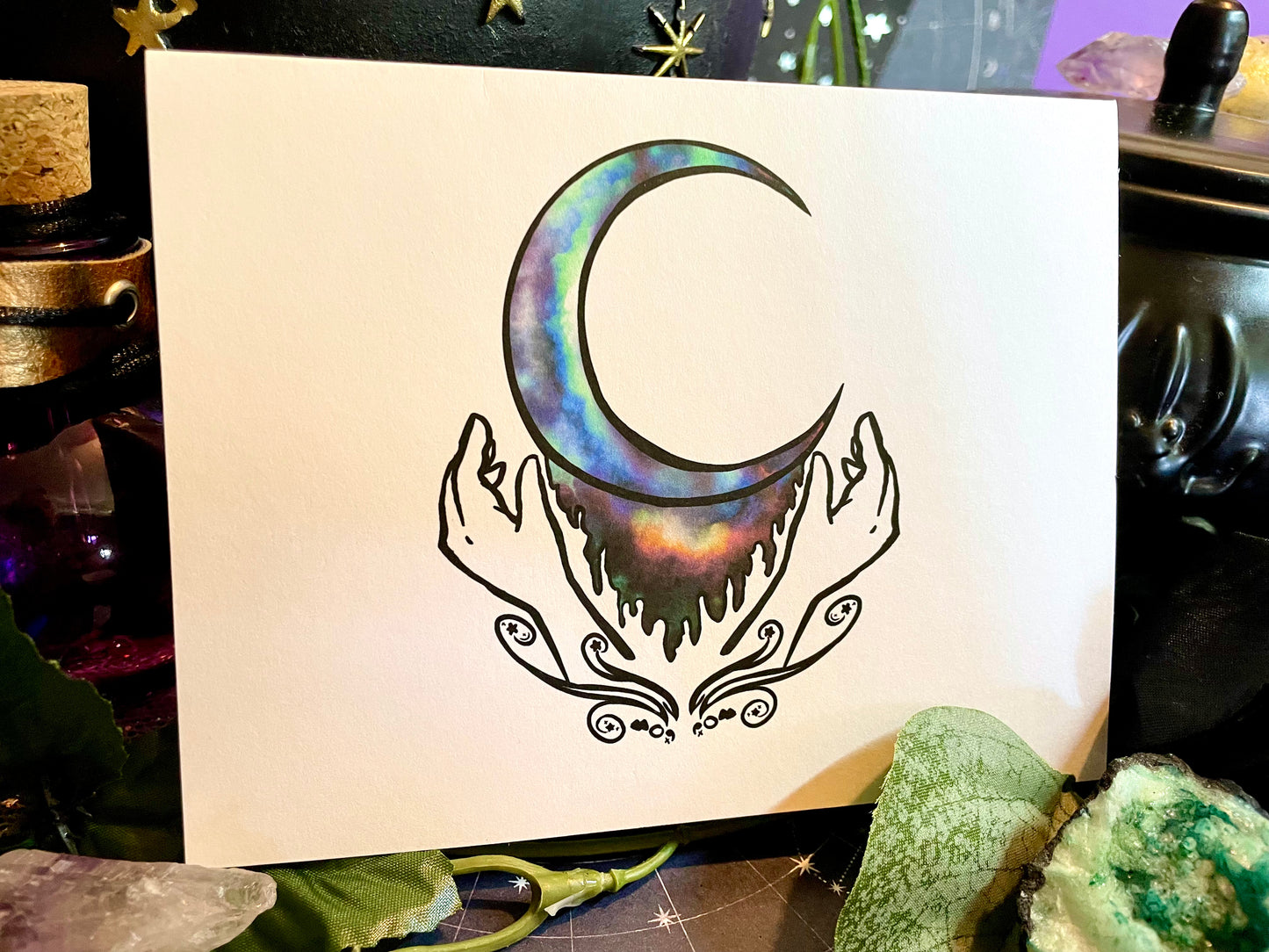 Moon Child A2 Greeting Card