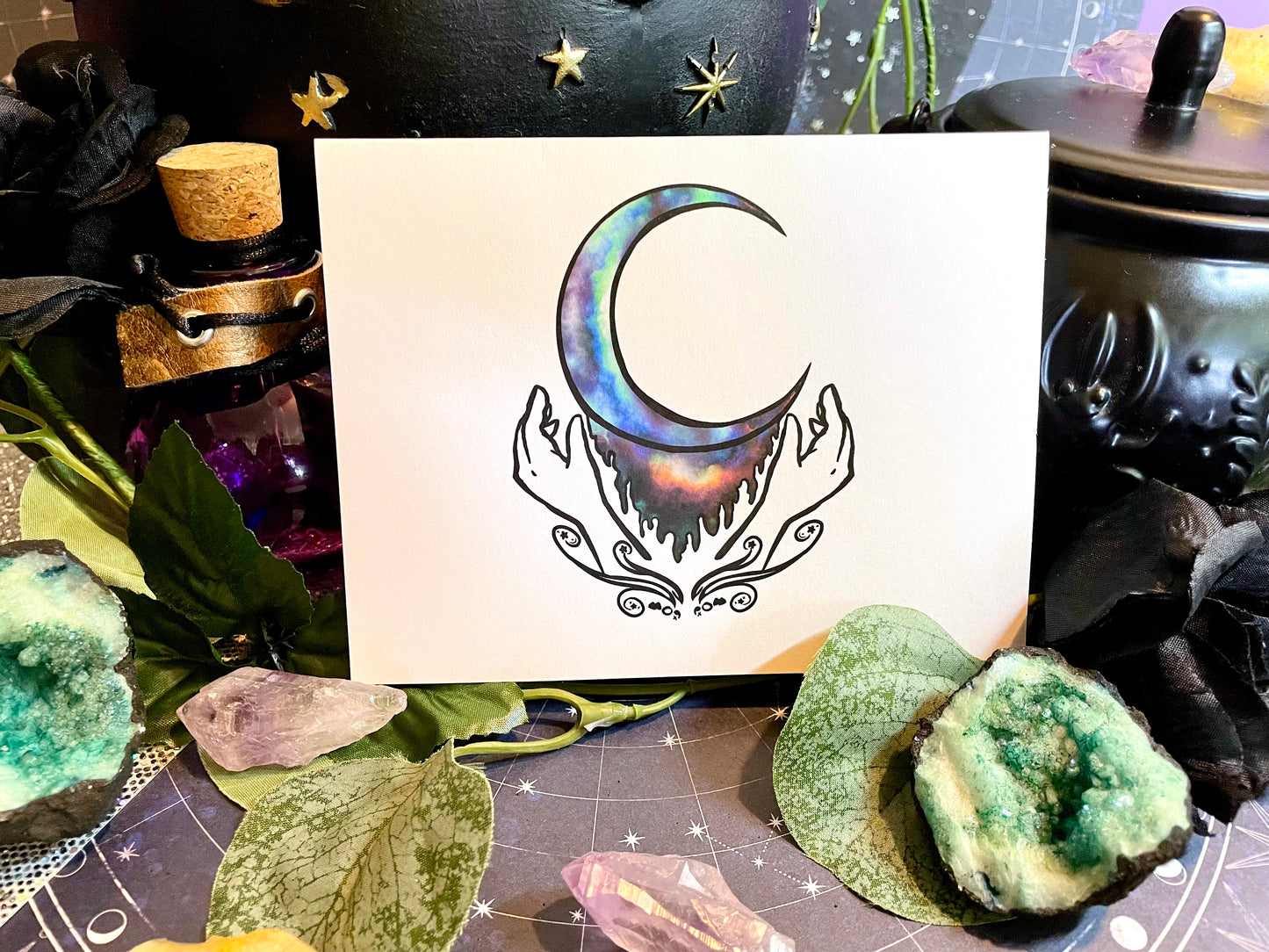 Moon Child A2 Greeting Card