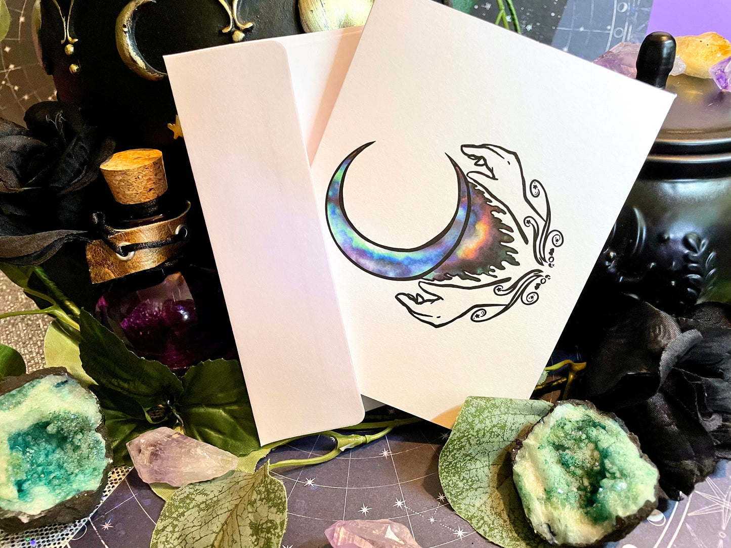 Moon Child A2 Greeting Card